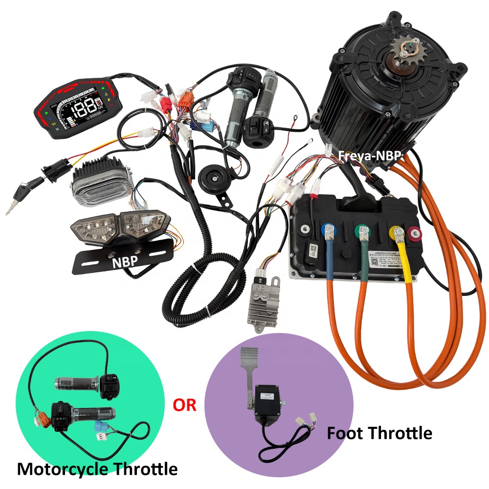 QS180 72-96V 8000W Mid Drive E - Fardriver Nd72850 Controller ulasan dan harga
