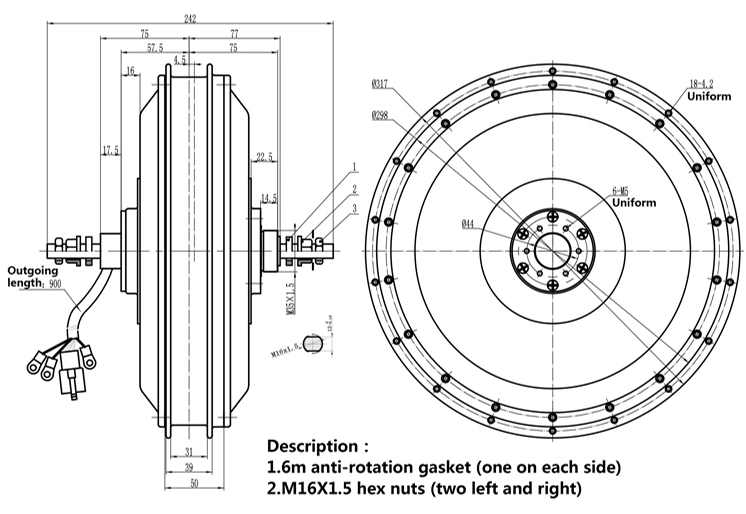 QS 273 V3 72v 8000W Ebike kit  - Qs Motor 273 8000W Hub Motor ulasan dan harga