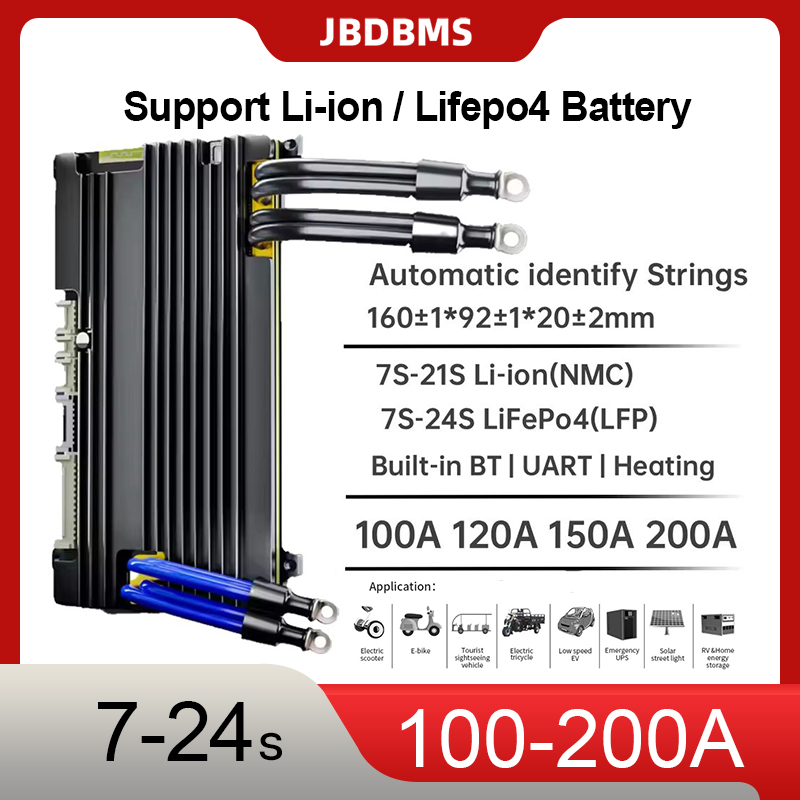 JBD BMS 16S 48V Lifepo4 200A I - Smart Bms 24S 200A Bluetooth Lifepo4 ulasan dan harga